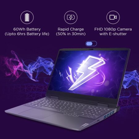 Lenovo LOQ 82XV00F6IN Intel 12th Gen Core i5 -12450H /16GB/512GB/15.6"/6GB/Win11 & MSO/1 Yrs - Image 4