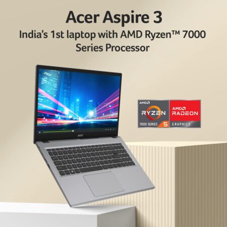 Acer Aspire 3 NX.KDESI.005 AMD Ryzen R3-7520U/8GB/256GB/15.6”/Win11 & MSO/SILVER/Without Bag/1Yrs - Image 3
