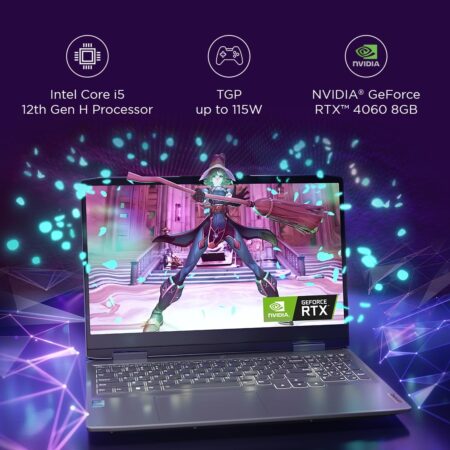Lenovo LOQ 82XV00F6IN Intel 12th Gen Core i5 -12450H /16GB/512GB/15.6"/6GB/Win11 & MSO/1 Yrs - Image 6