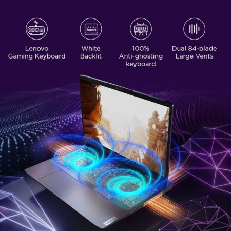 Lenovo LOQ 82XV00F6IN Intel 12th Gen Core i5 -12450H /16GB/512GB/15.6"/6GB/Win11 & MSO/1 Yrs - Image 3