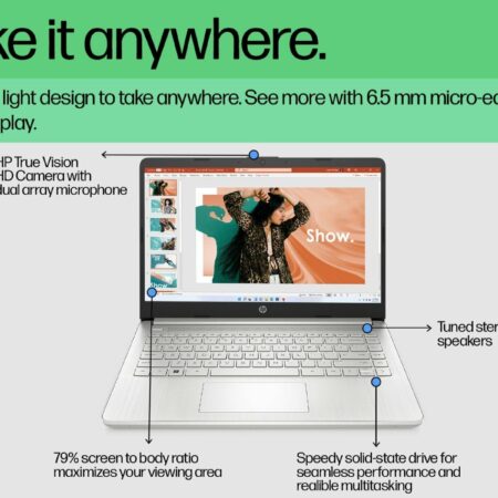 HP Laptop 39.6 cm 15s-fr2515TU Intel 11 Core i3/8GB/512GB/15.6”/Win11 & MSO/silver/1yrs - Image 7