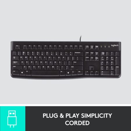 Logitech USB Keyboard (K120) - Image 6
