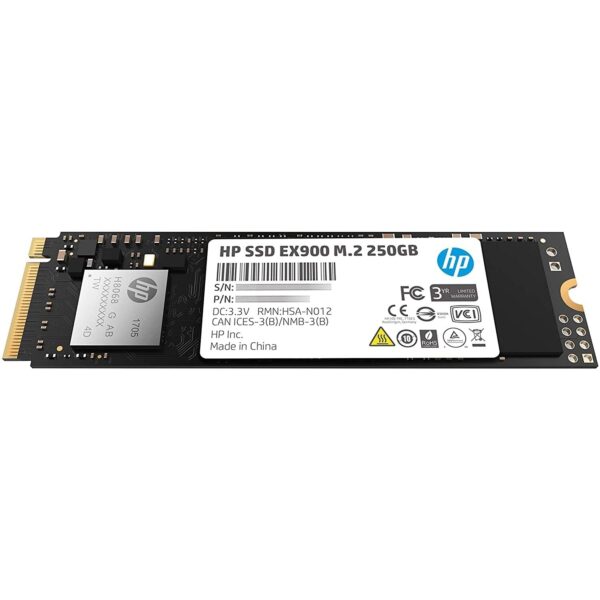 HP EX900 M.2 250GB PCIe 3.1 x 4 NVMe 3D TLC NAND Internal Solid State Drive (SSD) - Image 4