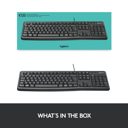 Logitech USB Keyboard (K120) - Image 3