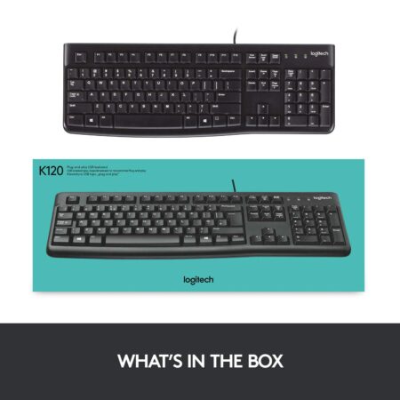 Logitech USB Keyboard (K120) - Image 2