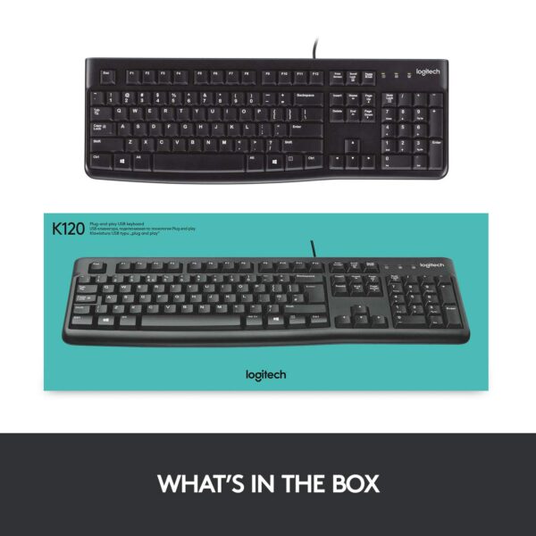 Logitech USB Keyboard (K120) - Image 2