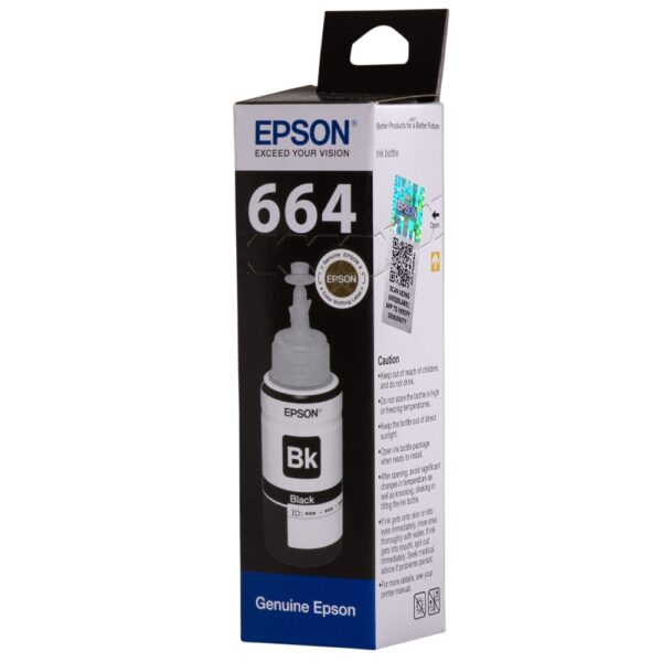Epson Original Ink L360 T664 Black