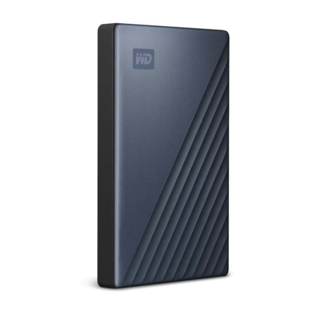 Western Digital WD 2TB My Passport Ultra Portable Hard Disk Metal Drive, USB-C & USB 3.1 with Automatic Backup,Password Protection, Compatible with Windows&Mac, External HDD-Blue - Image 2