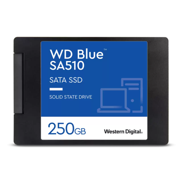 Western Digital WD Blue SA510 SATA 250GB, Up to 555MB/s, 2.5 Inch/7 mm, 5Y Warranty, Internal Solid State Drive (SSD) /WDS250G2B0A/WDS250G3B0A*New