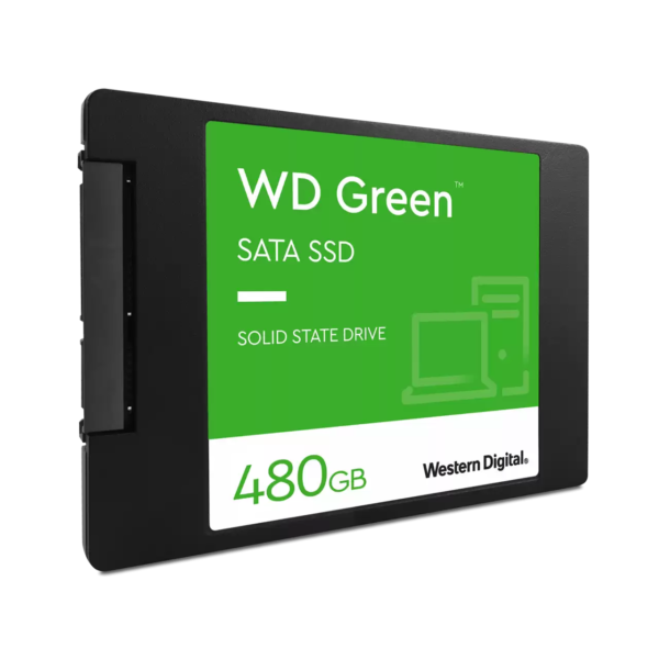 Western Digital WD Green SATA 480GB, Up to 545MB/s, 2.5 Inch/7 mm, 3Y Warranty, Internal Solid State Drive (SSD) (WDS480G3G0A) - Image 2
