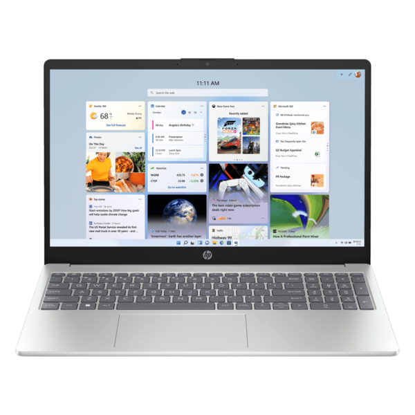 AMDRyzen 5-7520U Processor, 8GB DDR-5Ram,512 SSD, 15.6”FHDDisplay, Windows 11 with MSO 2021{SILVER} FP