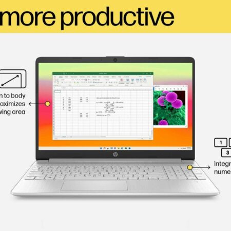 HP Laptop 15S-Fq5329TU Intel 12th Gen Core i5-1235U/8GB/512GB/15.6”/Win 11 & MSO 201/Silver - Image 7