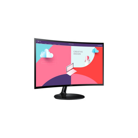 Samsung 24" Curved Monitor With HDMI & VGA - Image 3