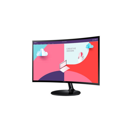 Samsung 24" Curved Monitor With HDMI & VGA - Image 4
