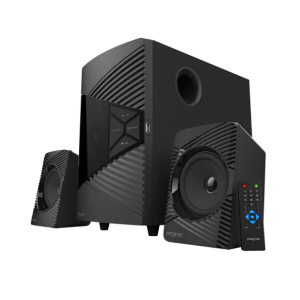 CREATIVE E2500 2.1 Channel 60W Peak, Bluetooth 5.0 with Subwoofer, FM, USB and A