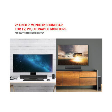 CREATIVE STAGE V2 2.1 Soundbar and Subwoofer with Clear Dialog and Surround - Image 2