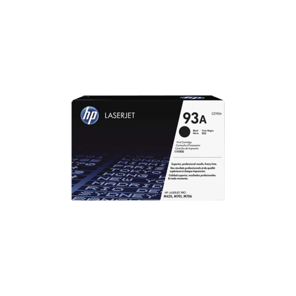 HP 93A Black Original LaserJet Toner Cartridge
