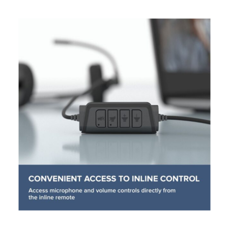 CREATIVE HS-220  USB Headset with Noise-cancelling Mic and Inline Remote (New) - Image 3