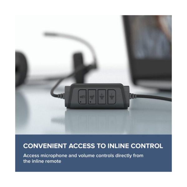 CREATIVE HS-220  USB Headset with Noise-cancelling Mic and Inline Remote (New) - Image 3
