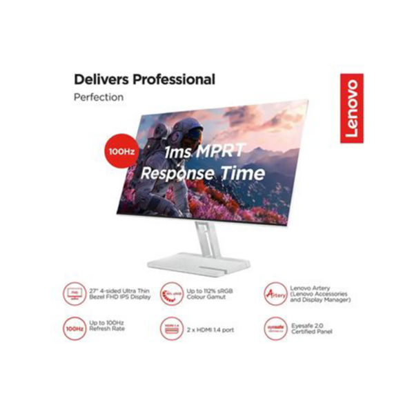 LENOVO Monitor L27I4A 68.58cms (27) - VGA + HDMI + 75 Ghz - Image 7