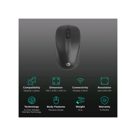 HP S500 Wireless Optical Mouse - Image 2